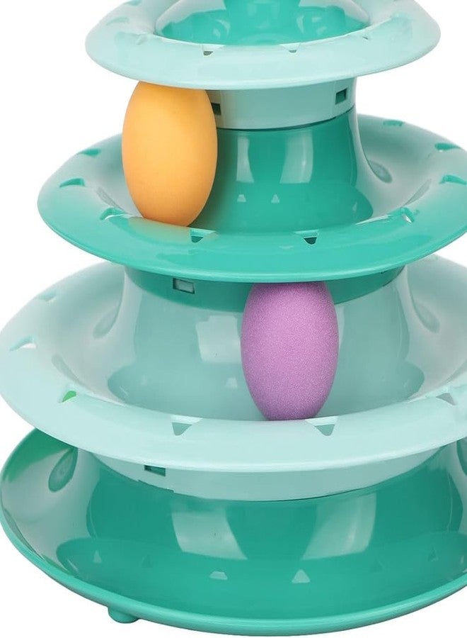 BohoBark Interactive Cat Toy Roller with 4 Levels and 3 Colorful Balls - Promotes Mental and Physical Exercise for Kittens - Image 3